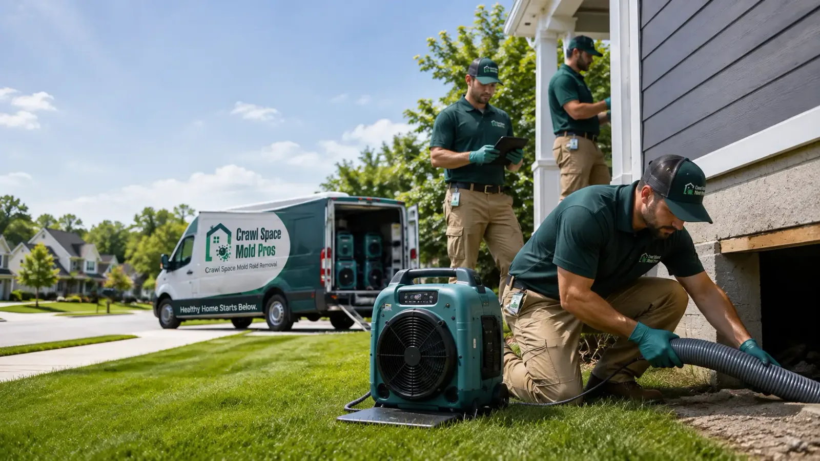 Crawl Space Mold Removal in Winthrop, NY